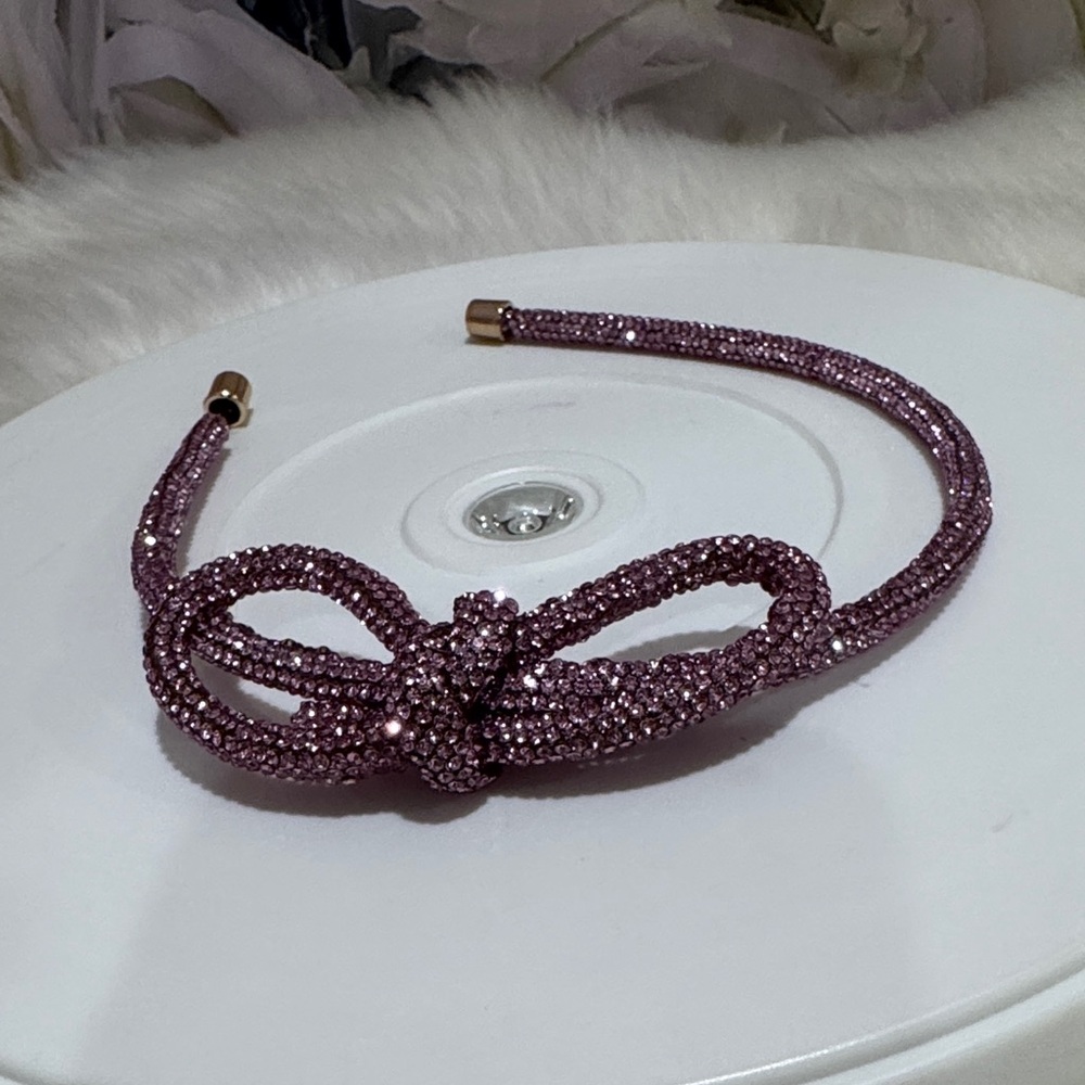 Elegant Pink Crystal Headband